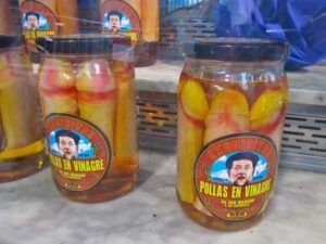 pollas en vinagre