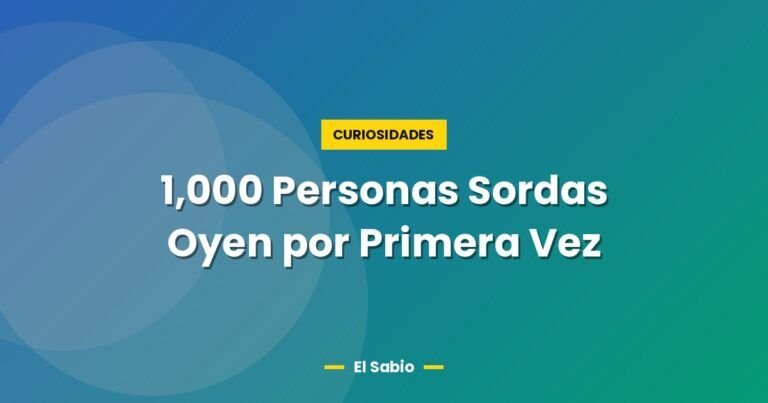 1000 personas sordas oyen por primera vez 4897
