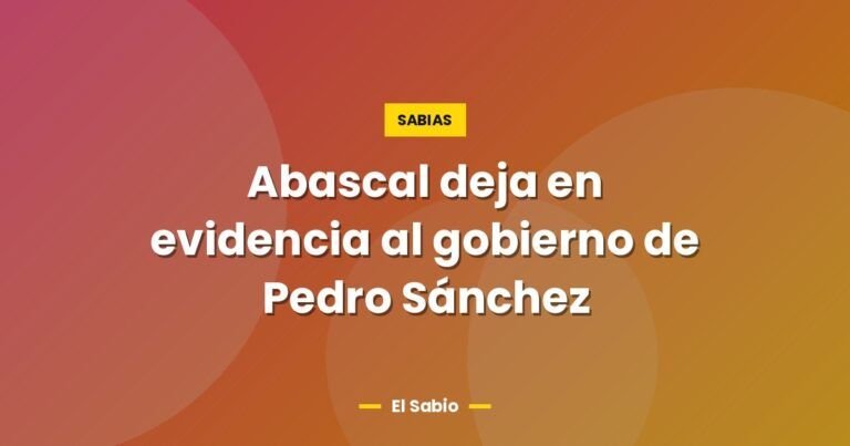 abascal deja en evidencia al gobierno de pedro sanchez 5259