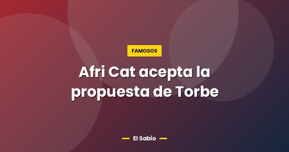Afri Cat acepta la propuesta de Torbe