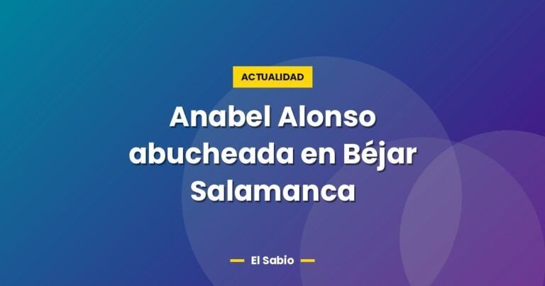 anabel alonso abucheada en bejar salamanca 8626
