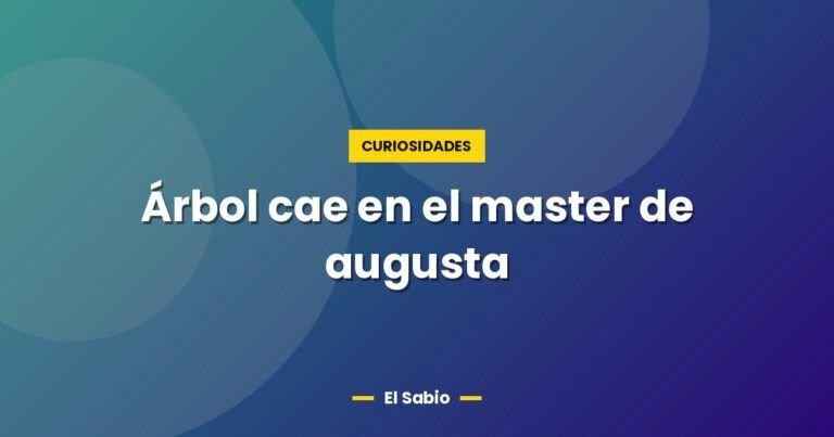 arbol cae en el master de augusta 2566