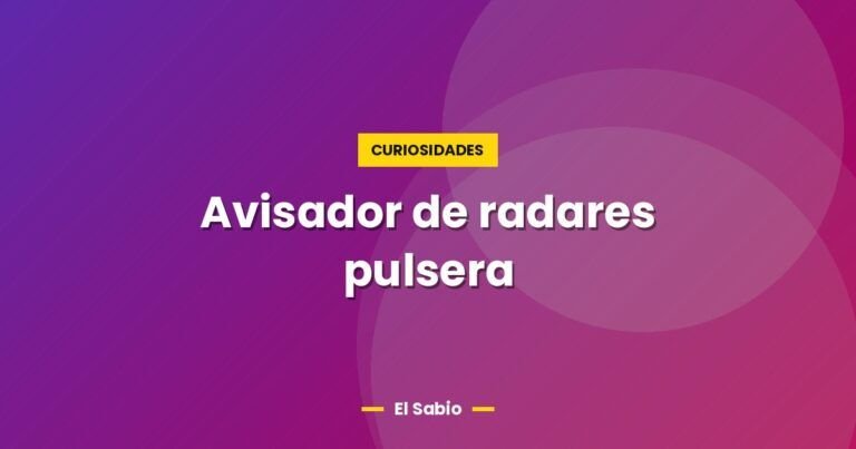 avisador de radares pulsera 4819