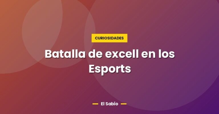 batalla de excell en los esports 2768