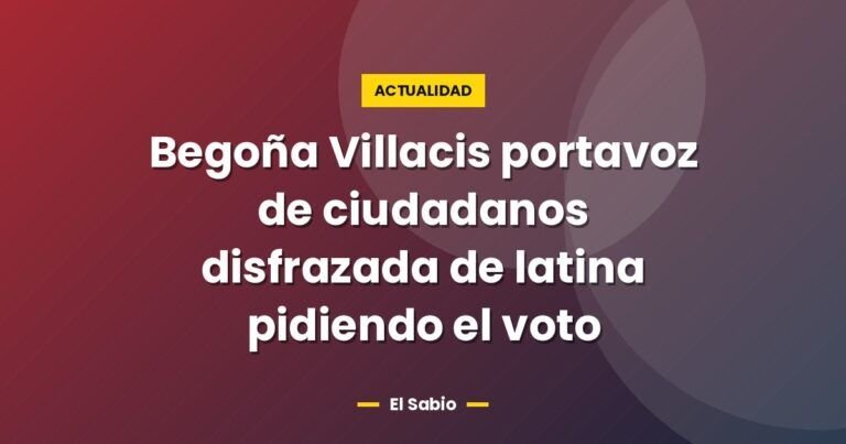 begona villacis portavoz de ciudadanos disfrazada de latina 4244