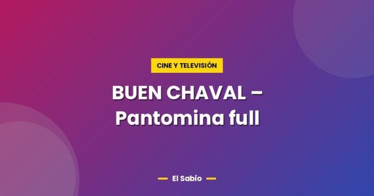buen chaval pantomina full 3003