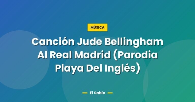 cancion jude bellingham al real madrid parodia playa del in 7647