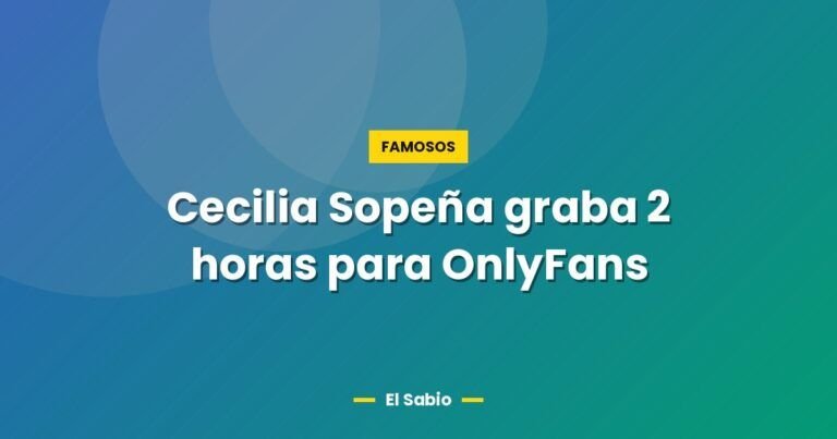 cecilia sopena graba 2 horas para onlyfans 7524
