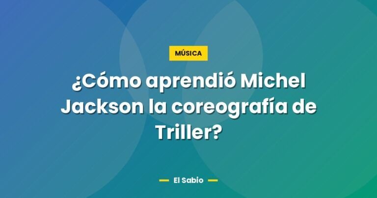 como aprendio michel jackson la coreografia de triller 2586