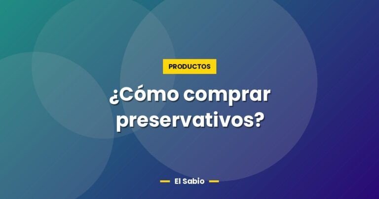 como comprar preservativos 5447