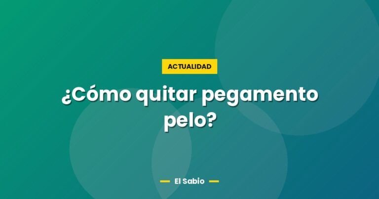 como quitar pegamento pelo 5758