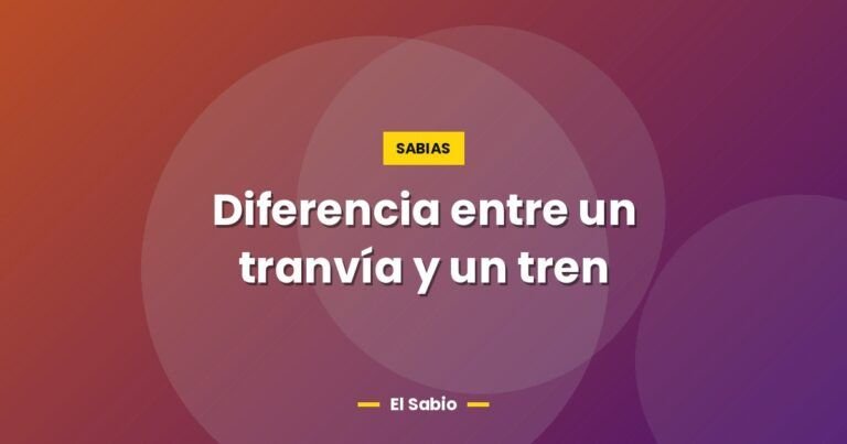 diferencia entre un tranvia y un tren 6187