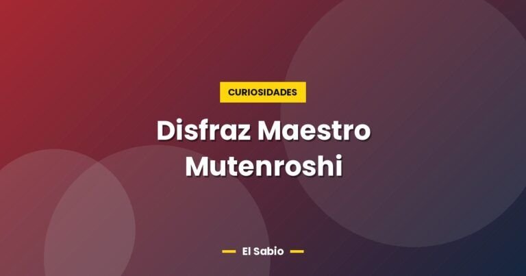 disfraz maestro mutenroshi 4761