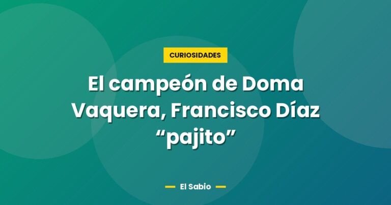 el campeon de doma vaquera francisco diaz pajito 5145