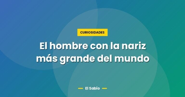 el hombre con la nariz mas grande del mundo 3520