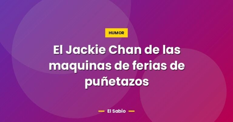 el jackie chan de las maquinas de ferias de punetazos 3550