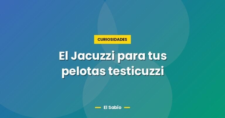 el jacuzzi para tus pelotas testicuzzi 4785