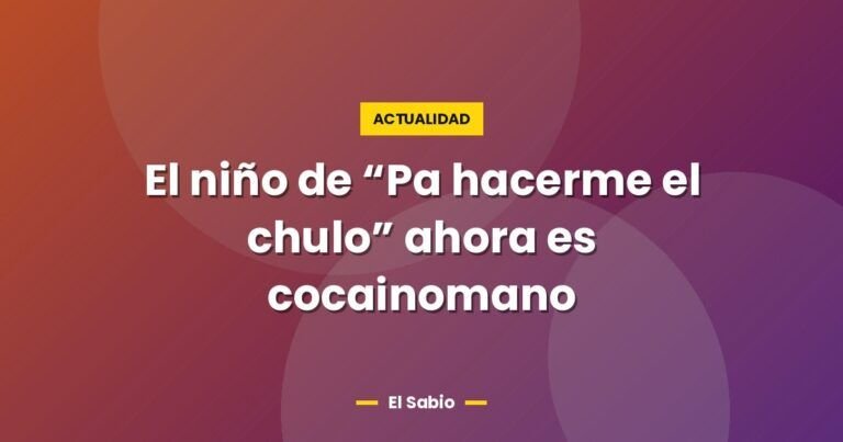 el nino de pa hacerme el chulo ahora es cocainomano 4167