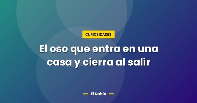 el oso que entra en una casa y cierra al salir 2624
