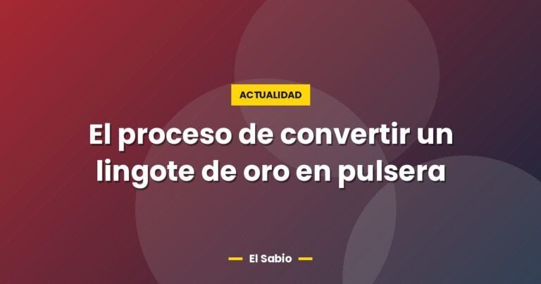 el proceso de convertir un lingote de oro en pulsera 3874