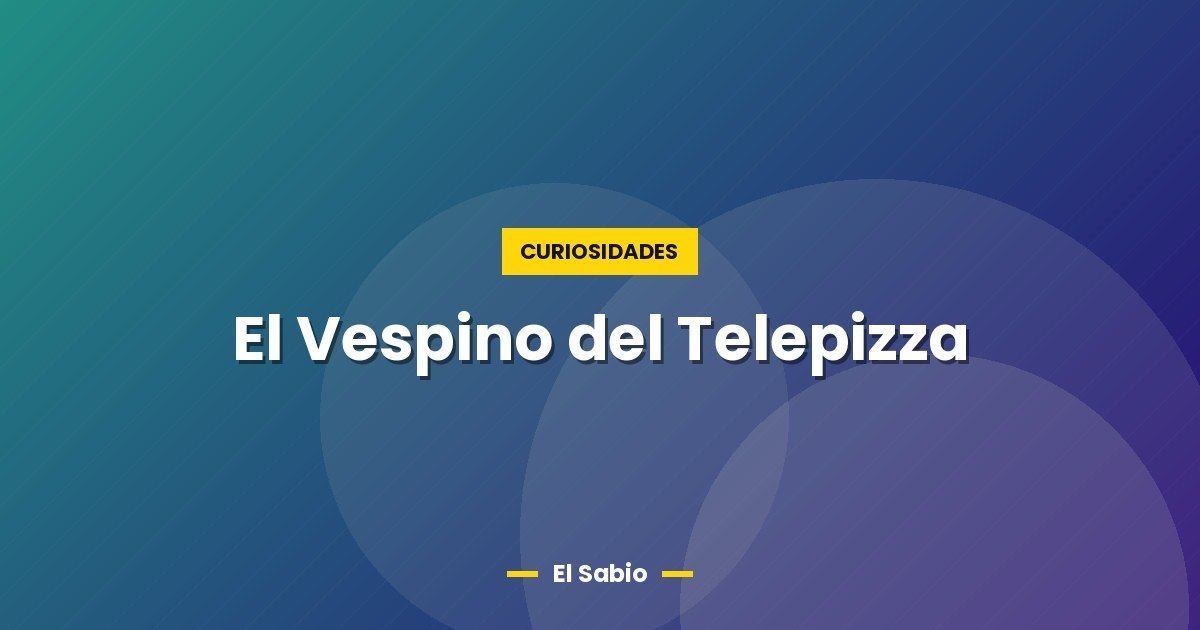 El Vespino del Telepizza 1 El Vespino del Telepizza