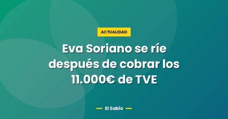 eva soriano se rie despues de cobrar los 11 000e de tve 4247