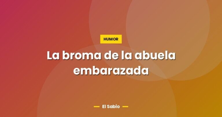 la broma de la abuela embarazada 3377