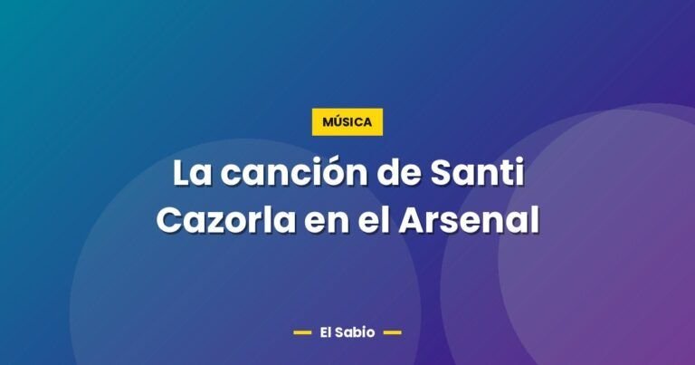 la cancion de santi cazorla en el arsenal 7651