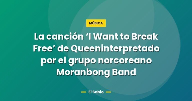 la cancion i want to break free de queeninterpretado por e 3763