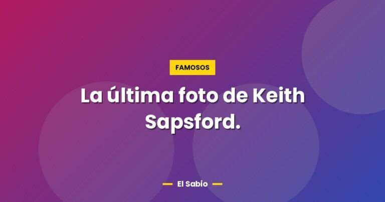 la ultima foto de keith sapsford 7539