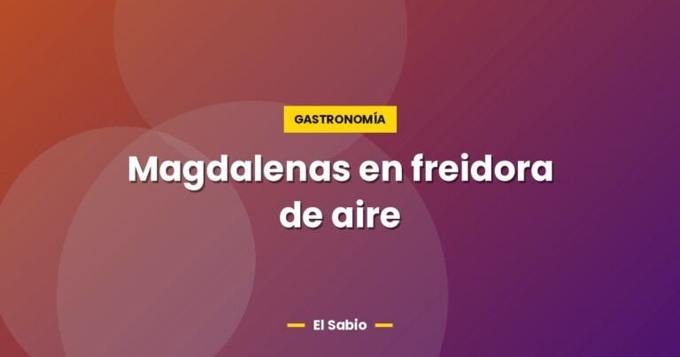 magdalenas en freidora de aire 5135