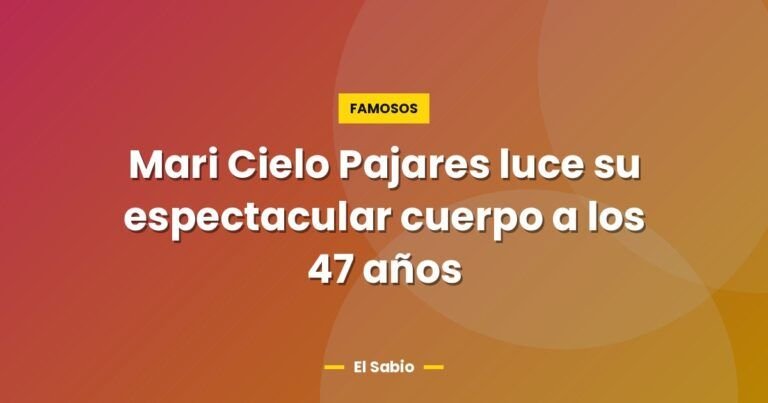 mari cielo pajares luce su espectacular cuerpo a los 47 anos 10633