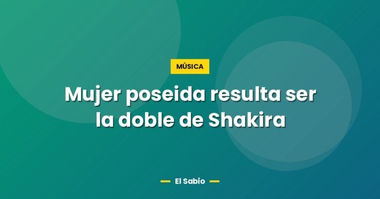 mujer poseida resulta ser la doble de shakira 2485