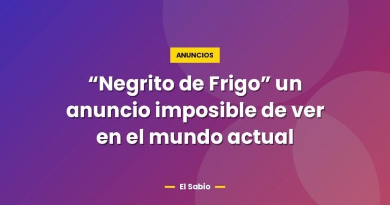 negrito de frigo un anuncio imposible de ver en el mundo a 4632