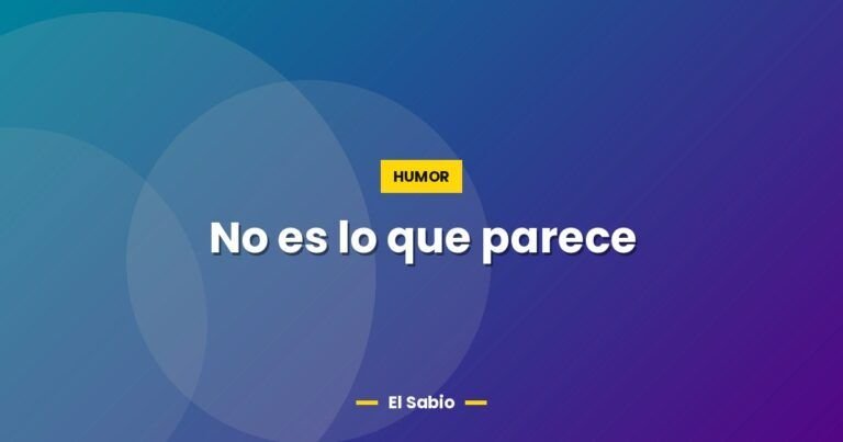 no es lo que parece 4007