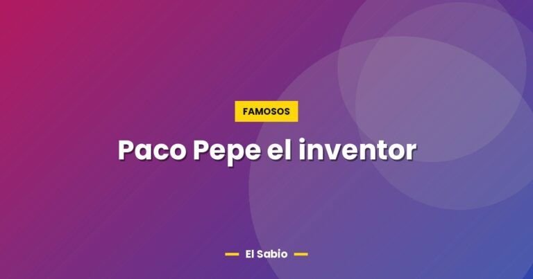 paco pepe el inventor 4052