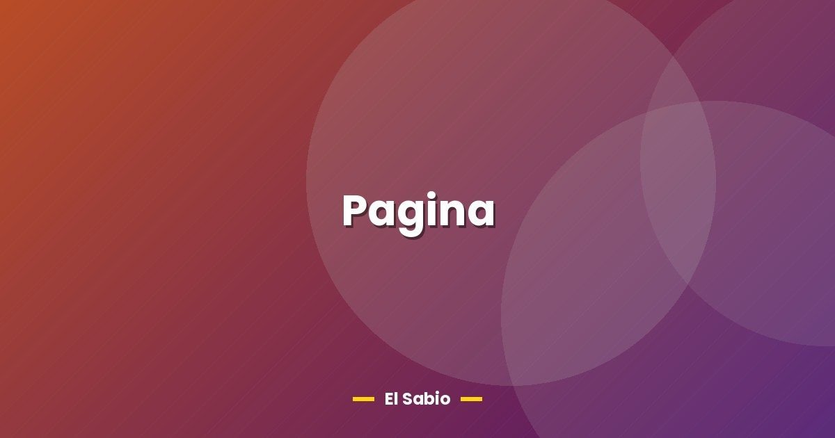 Pagina 1 Pagina