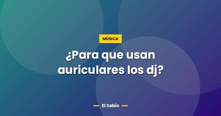 para que usan auriculares los dj 5724