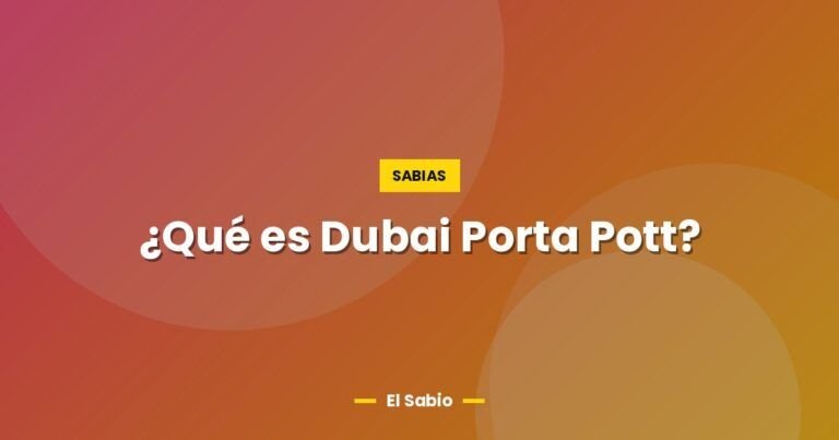 que es dubai porta pott 6180