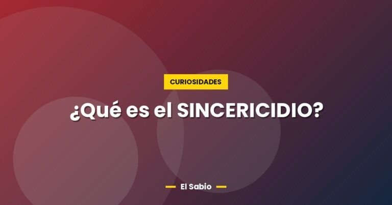 que es el sincericidio 5219