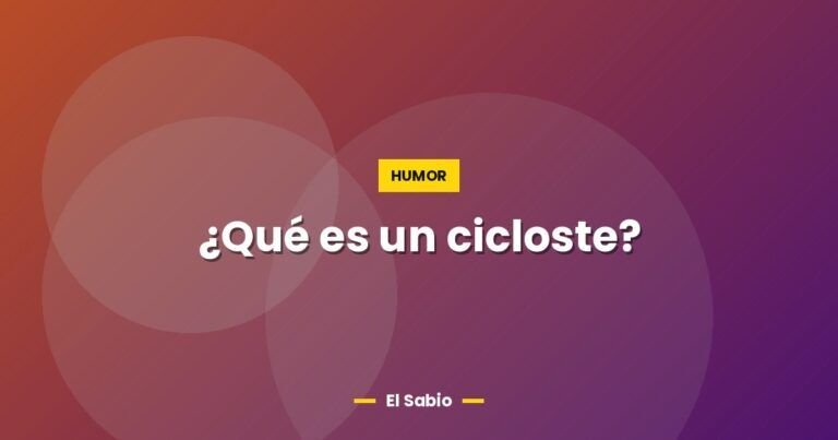 que es un cicloste 4652