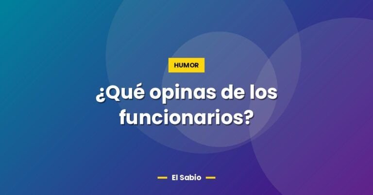 que opinas de los funcionarios 4801