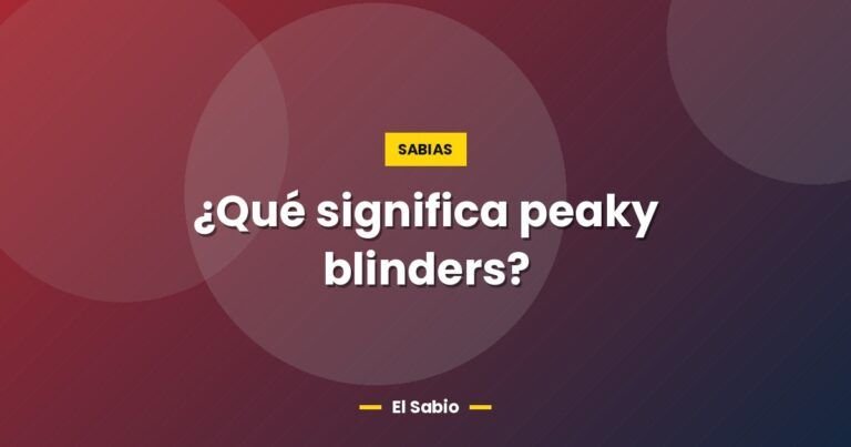 que significa peaky blinders 6144