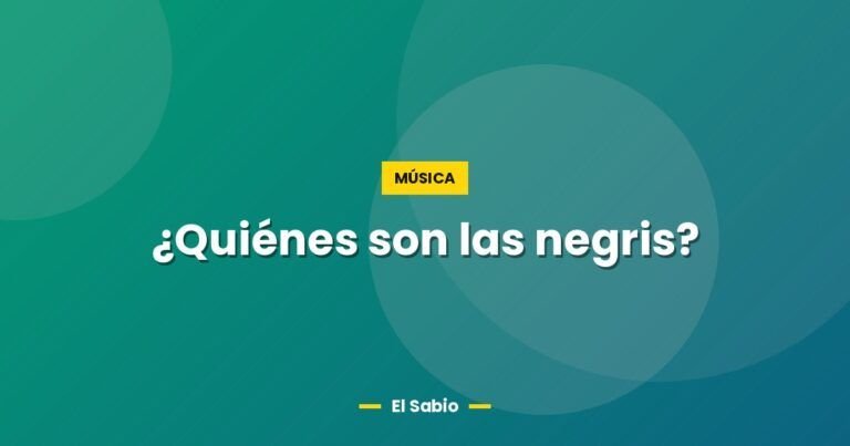 quienes son las negris 7509