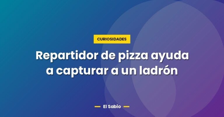 repartidor de pizza ayuda a capturar a un ladron 2537