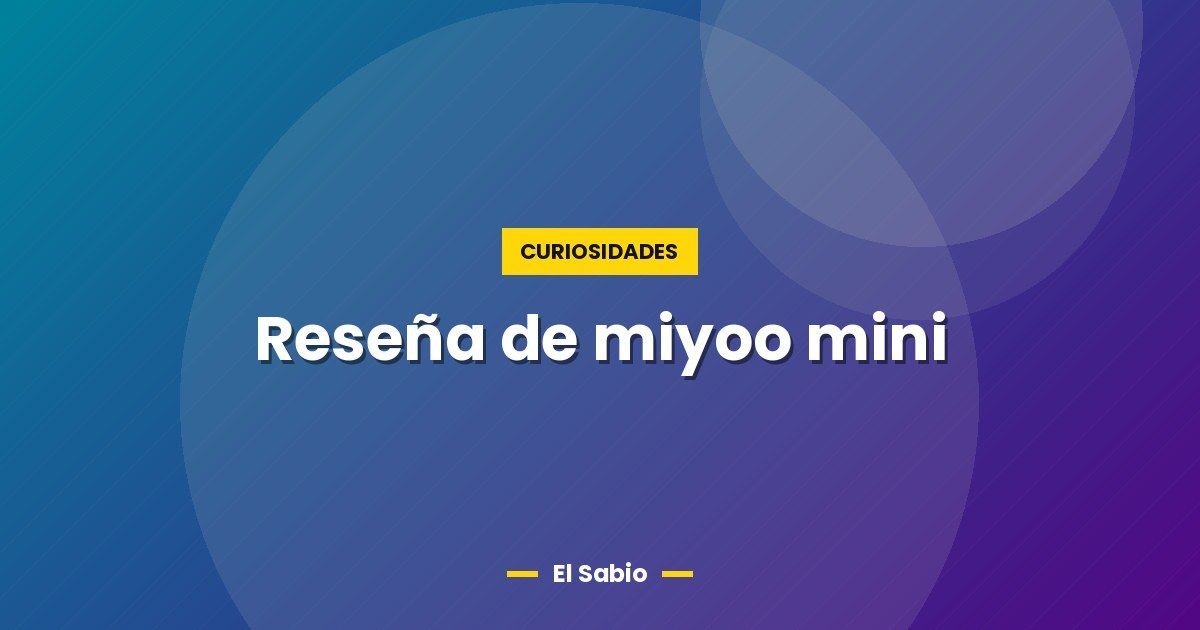 Reseña de miyoo mini 1 Reseña de miyoo mini