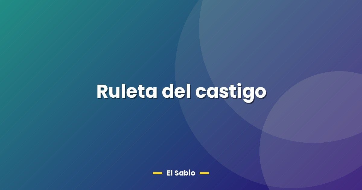 Ruleta del castigo