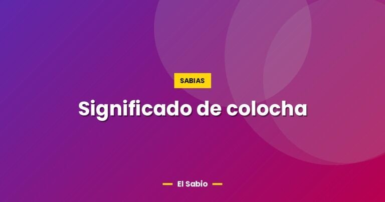 significado de colocha 5756