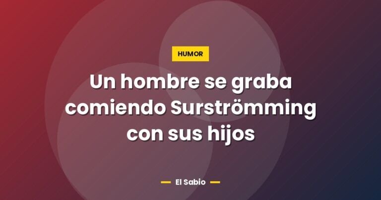 un hombre se graba comiendo surstromming con sus hijos 4203