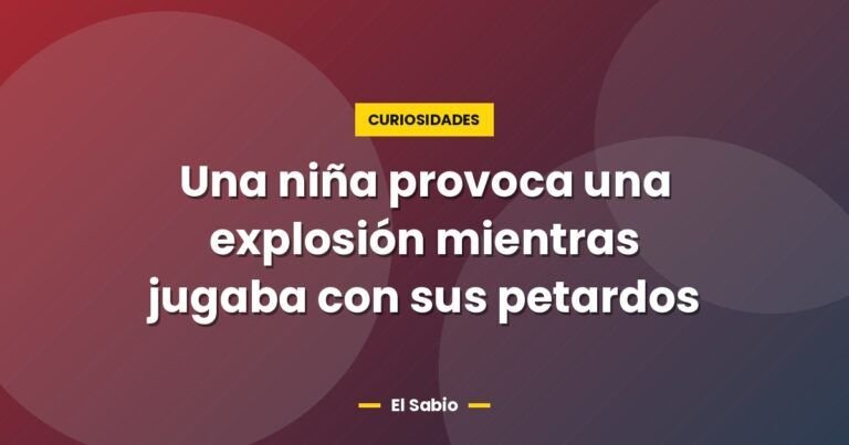 una nina provoca una explosion mientras jugaba con sus petar 2561